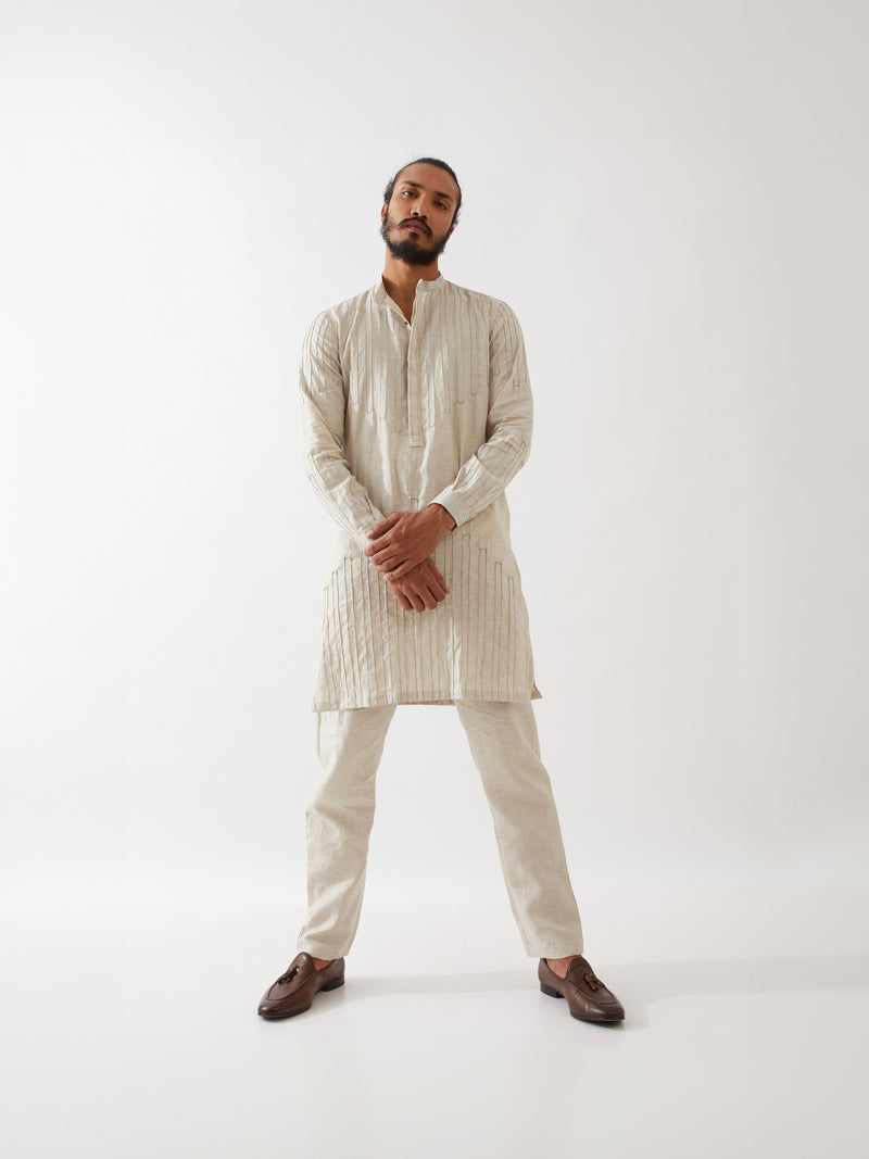 GABRIEL KURTA SET - IVORY