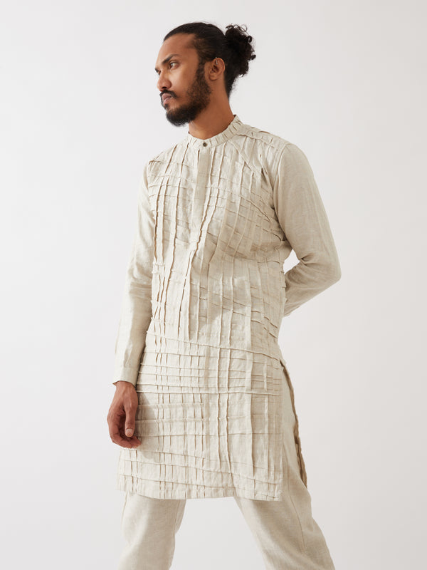 LOGAN KURTA SET - IVORY