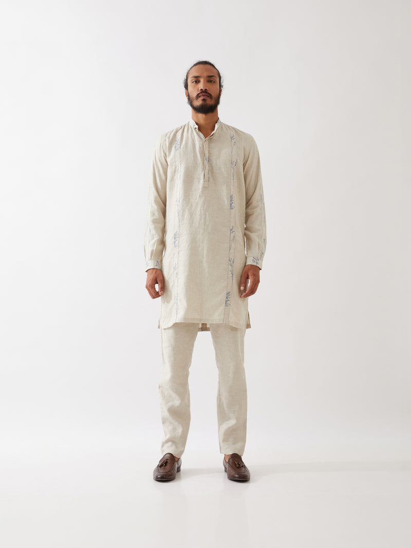 NOLAN KURTA SET - IVORY