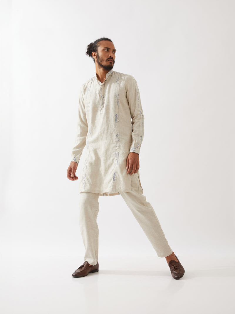 NOLAN KURTA SET - IVORY