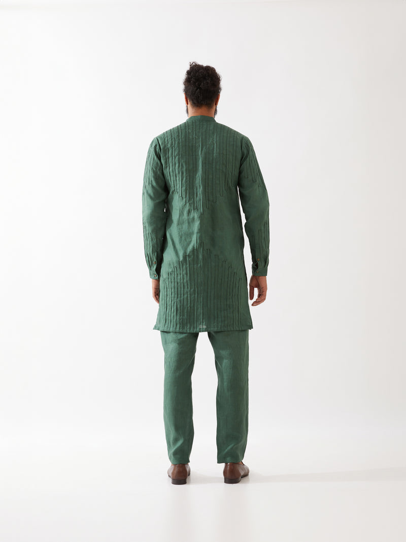 GABRIEL KURTA SET - GREEN