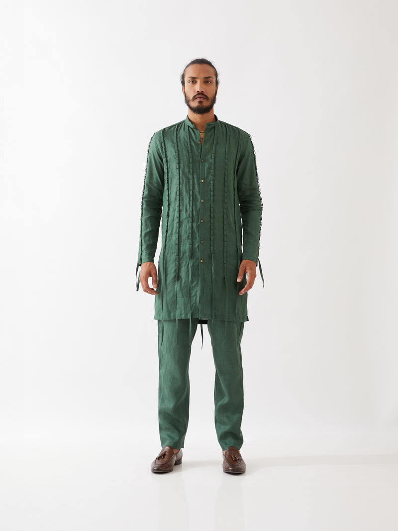 STAFAN KURTA SET - GREEN