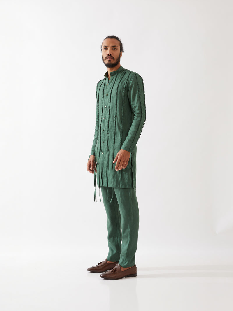 STAFAN KURTA SET - GREEN