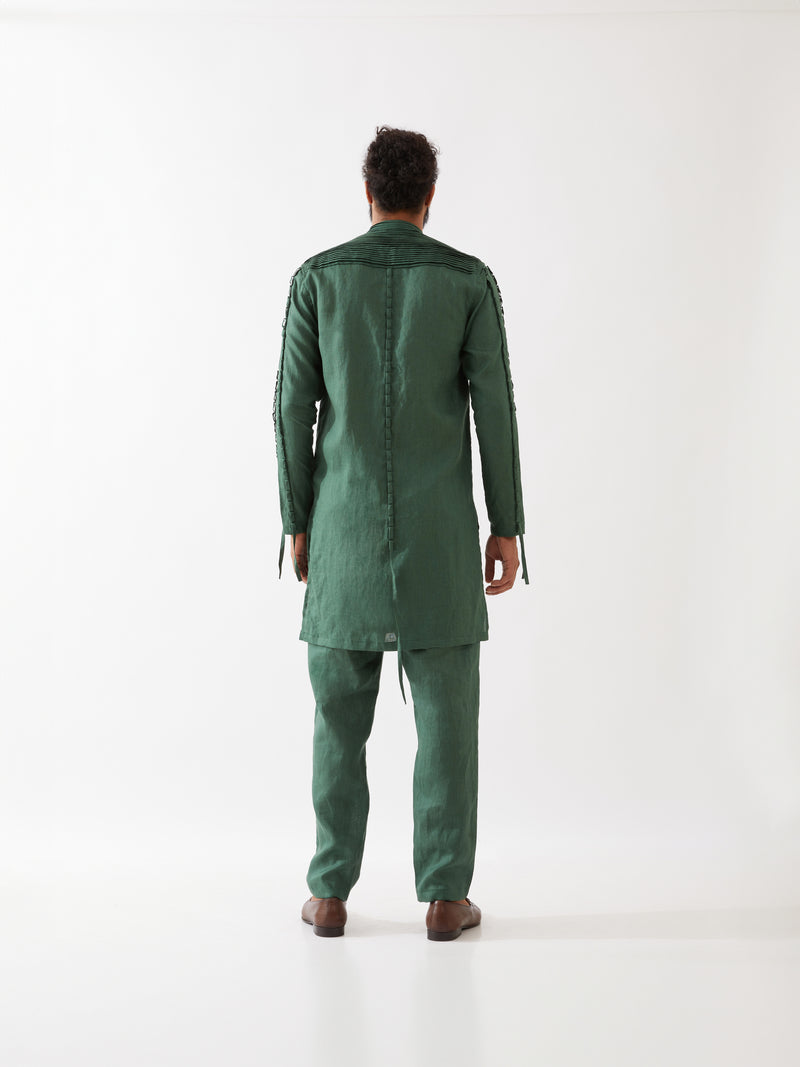 STAFAN KURTA SET - GREEN