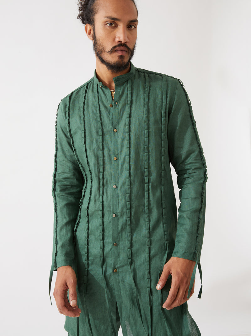 STAFAN KURTA SET - GREEN