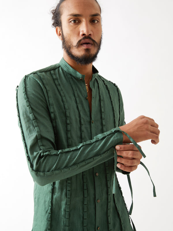 STAFAN KURTA SET - GREEN