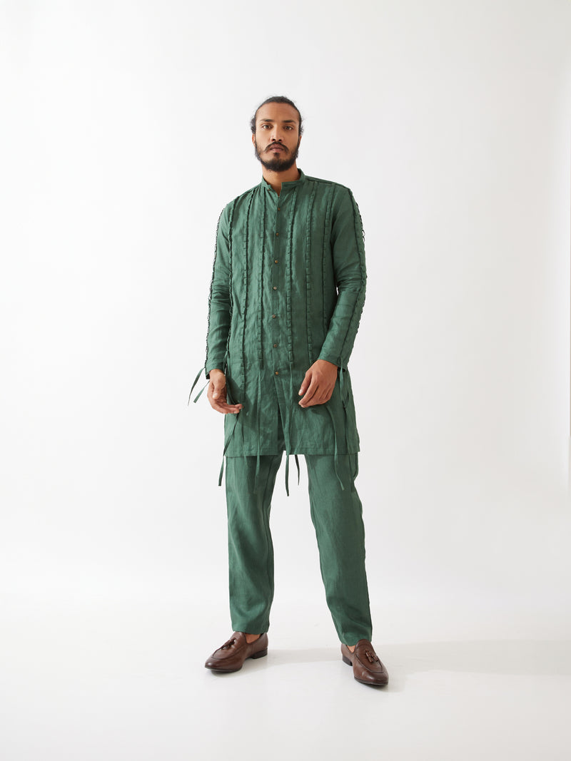 STAFAN KURTA SET - GREEN