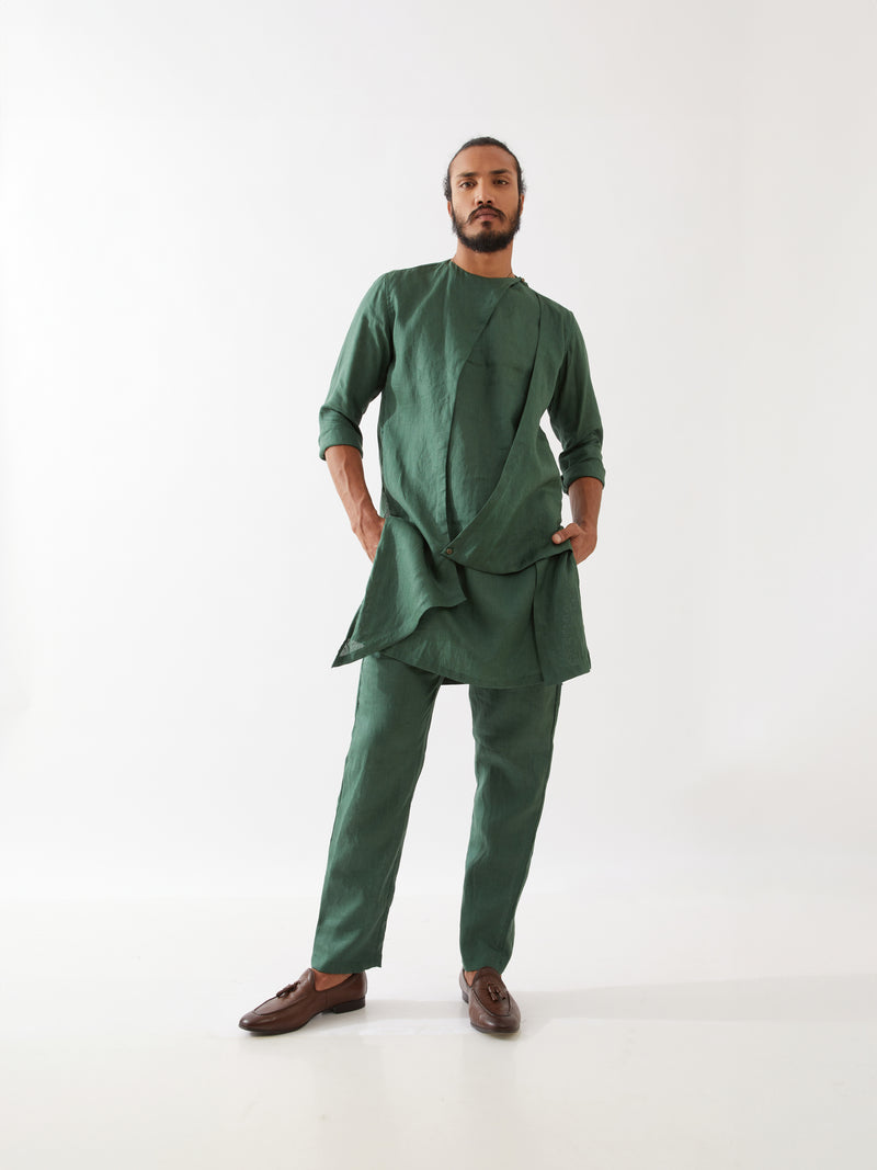 THEO KURTA SET - GREEN