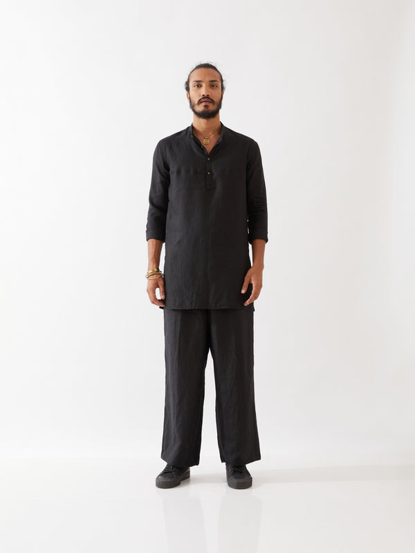 FINN KURTA SET - BLACK