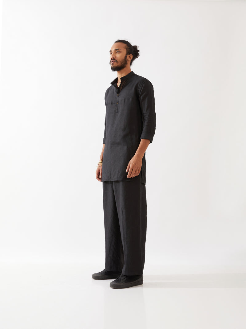 FINN KURTA SET - BLACK