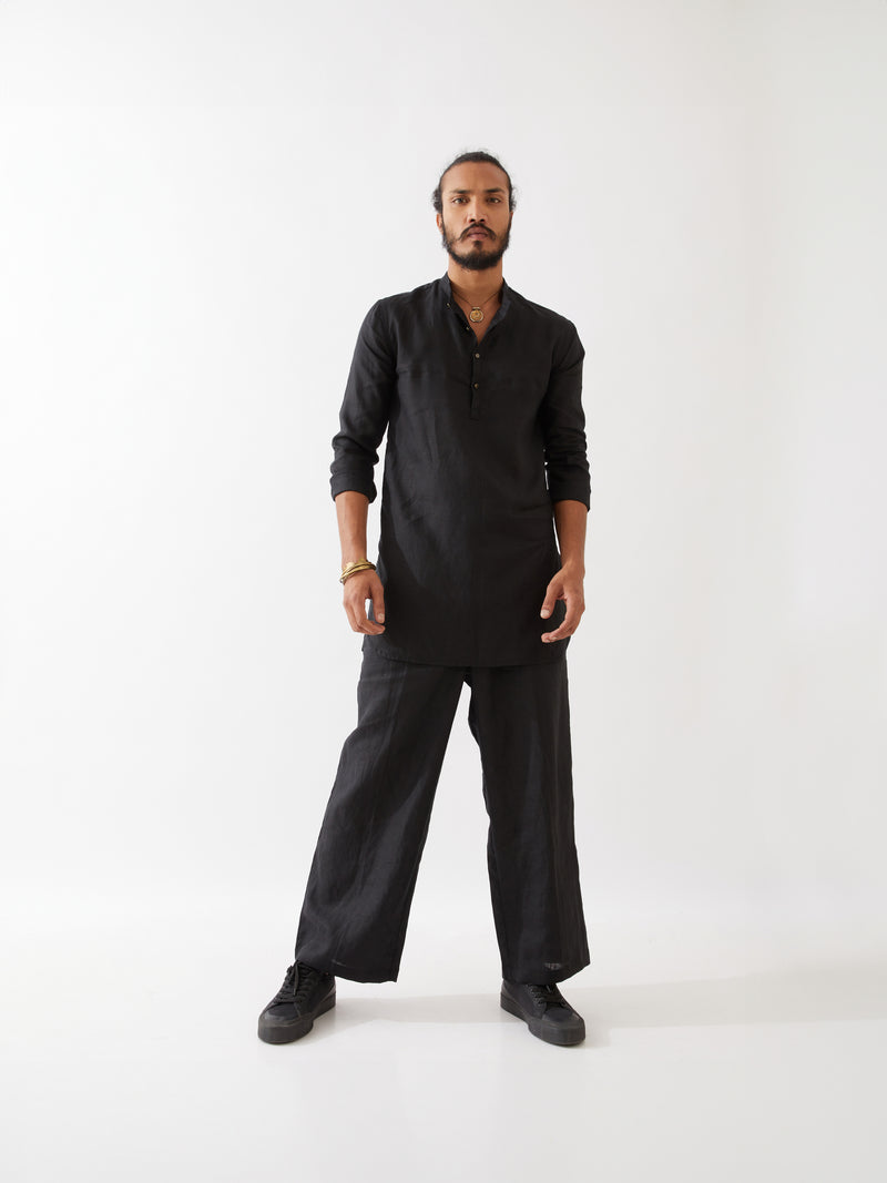 FINN KURTA SET - BLACK