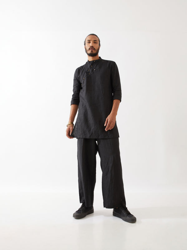 JACE KURTA SET - BLACK