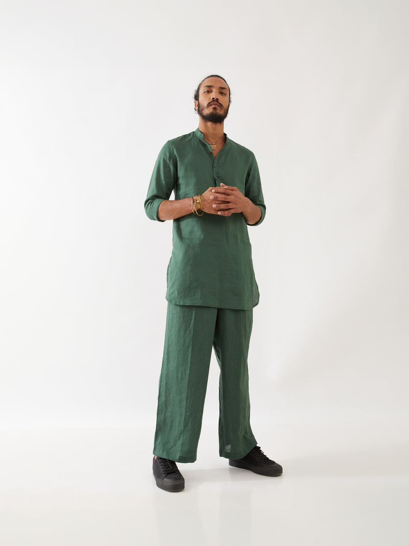 FINN KURTA SET - GREEN