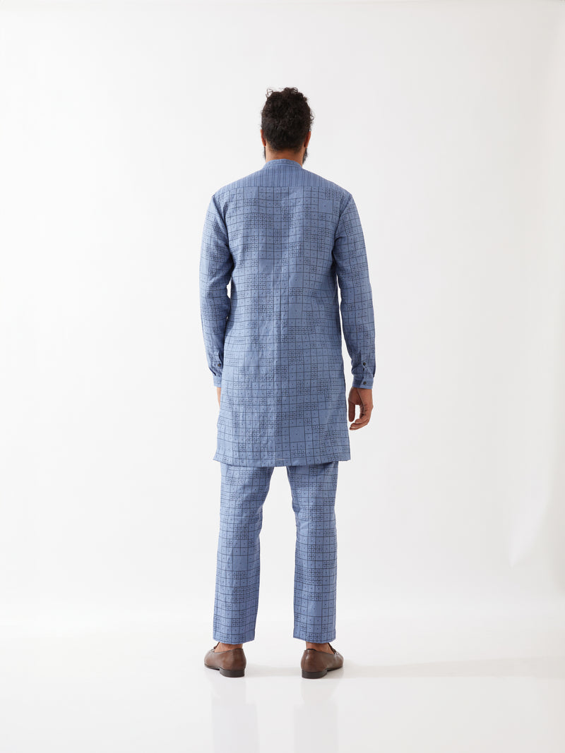 LUKA DOMINOS KURTA SET - BLUE