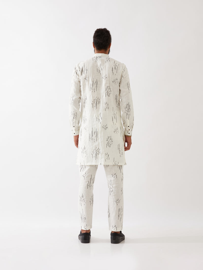 CARSON METEOR KURTA SET - WHITE