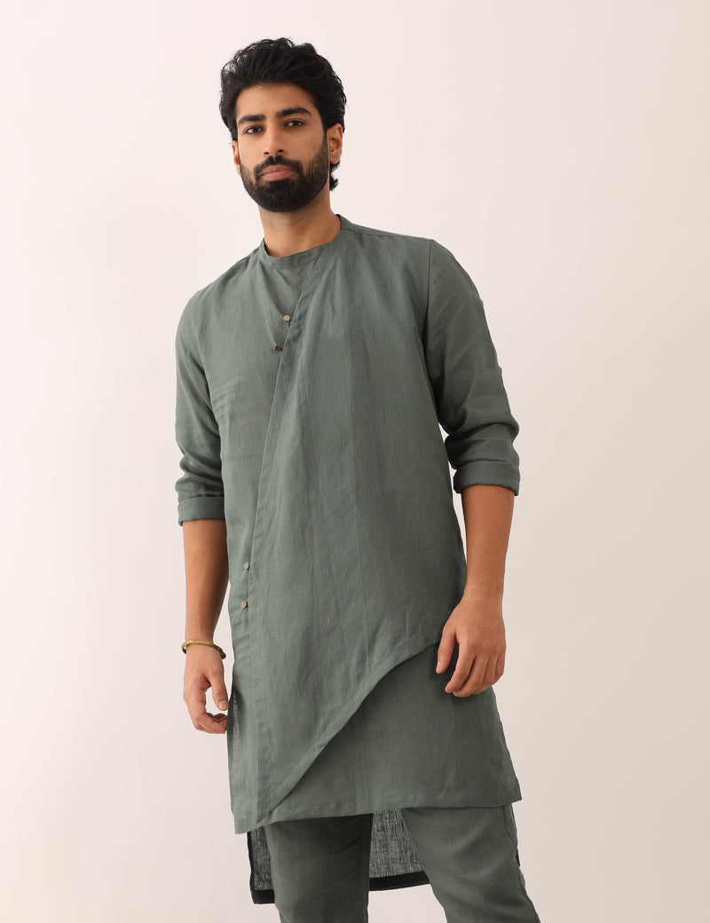 SAYAN KURTA SET - GREEN