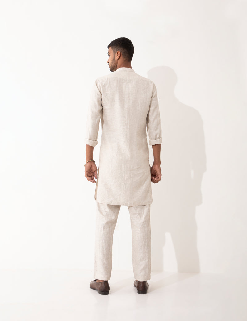 JIM KURTA SET - IVORY