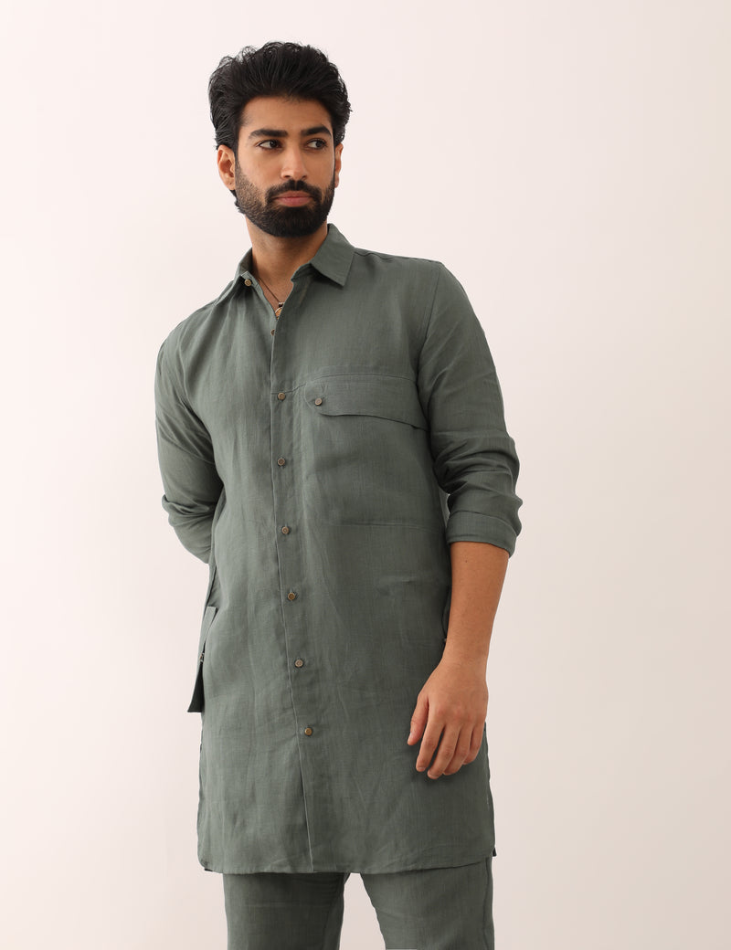 AVI SHIRT SET - GREEN