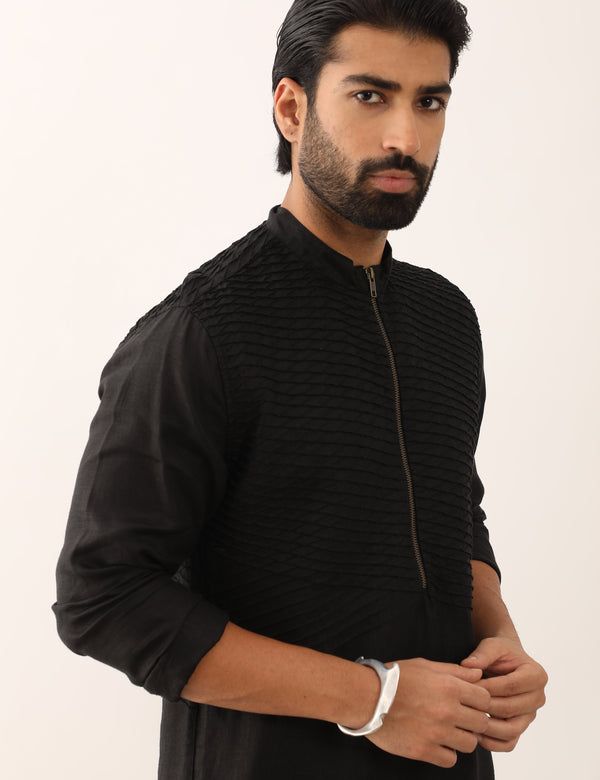 NAKSH KURTA - BLACK