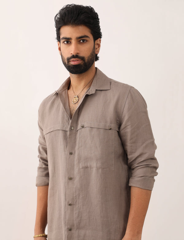 ABEER SHIRT - STONE