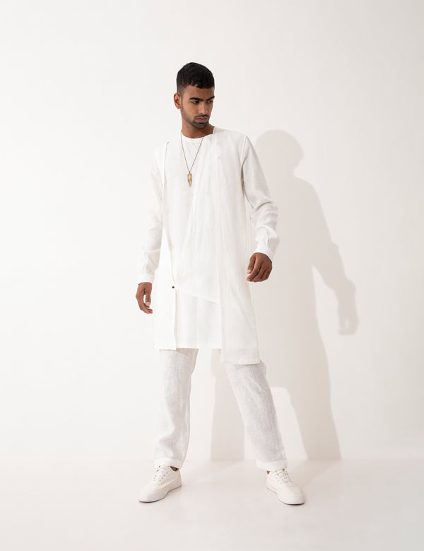 NIERO KURTA - WHITE