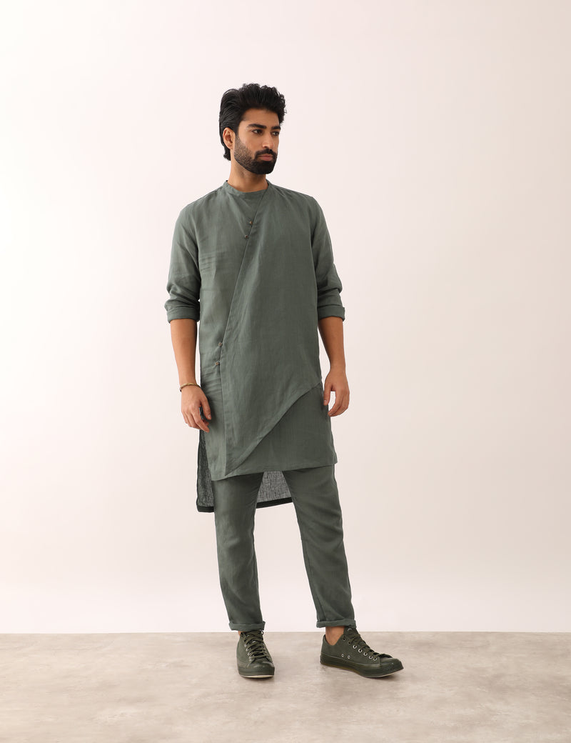 SAYAN KURTA SET - GREEN