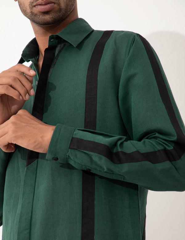 KAIN KURTA - GREEN