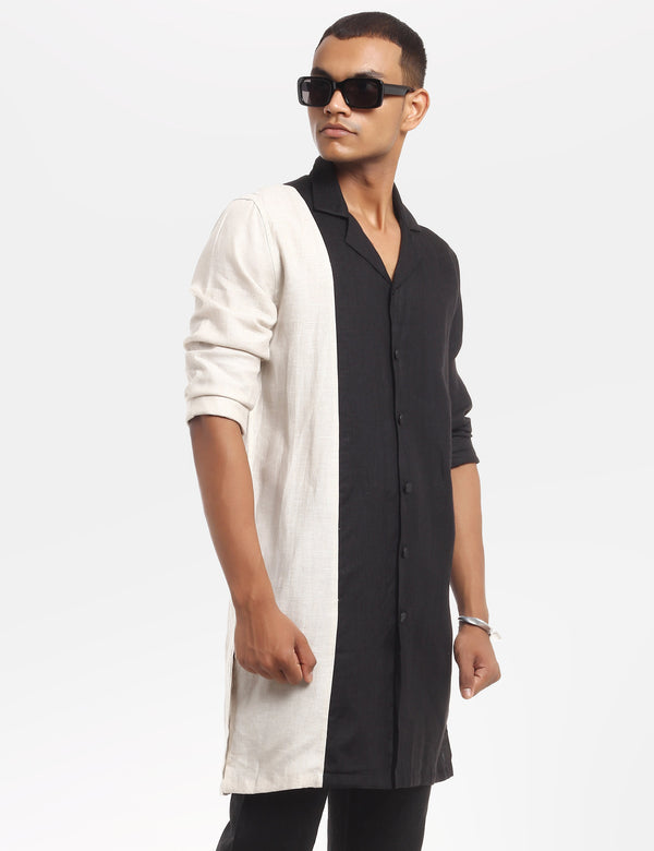 HELIX KURTA - BLACK