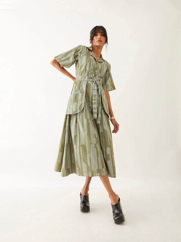 TAHITI DRESS - SAGE