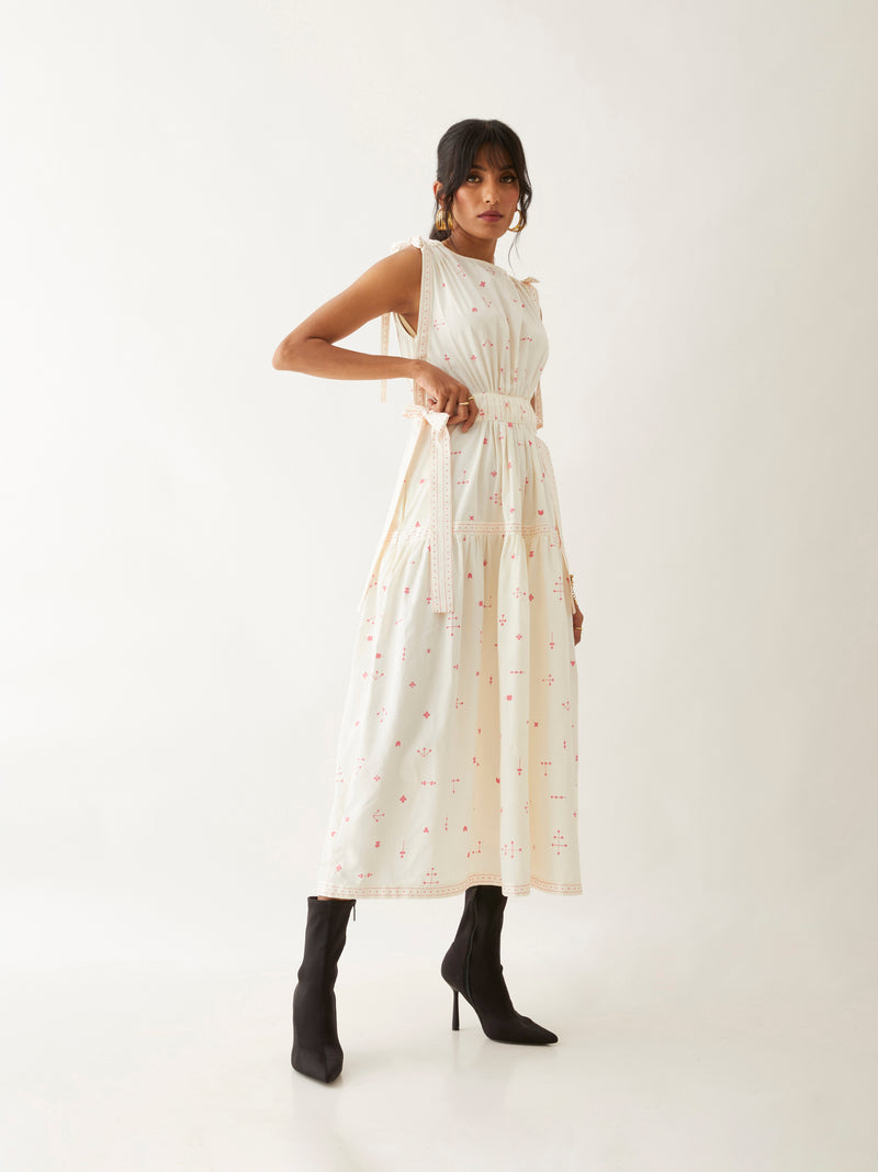 NADIA DRESS - OFF WHITE