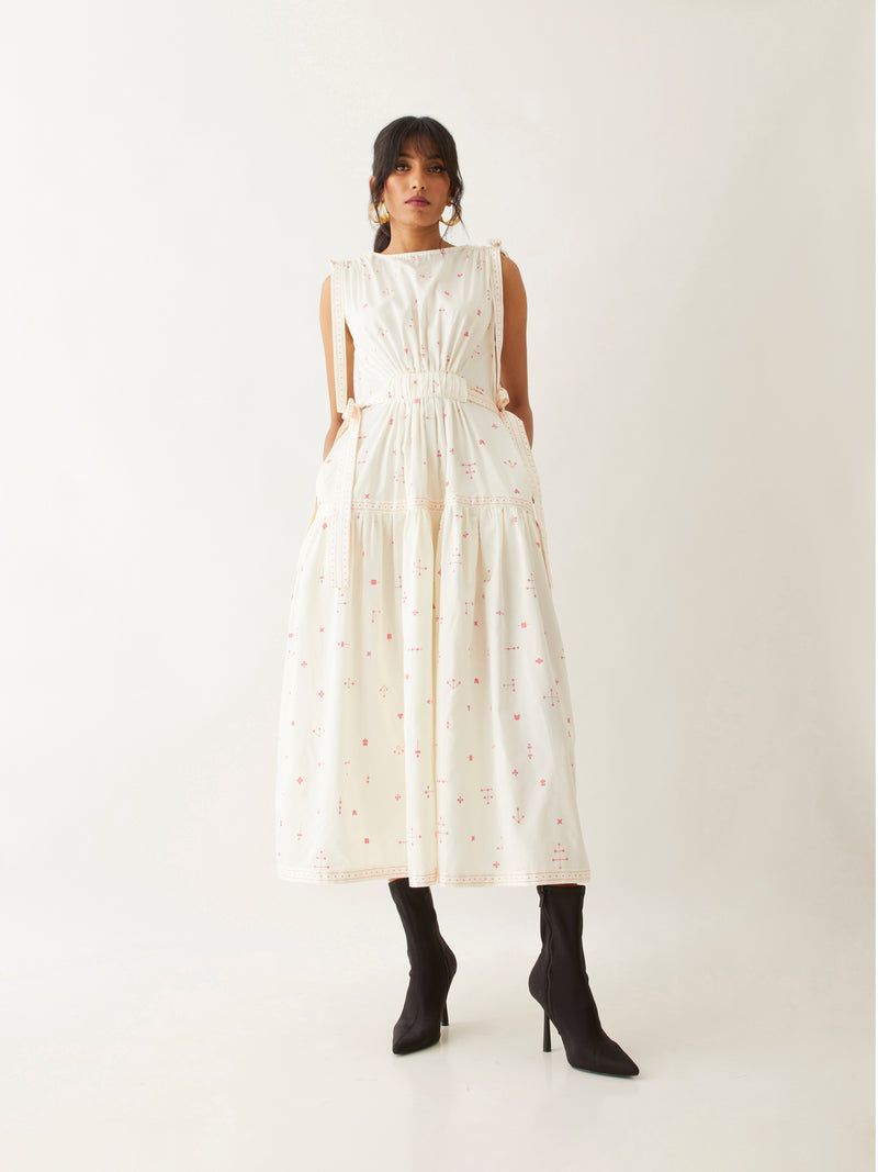 NADIA DRESS - OFF WHITE