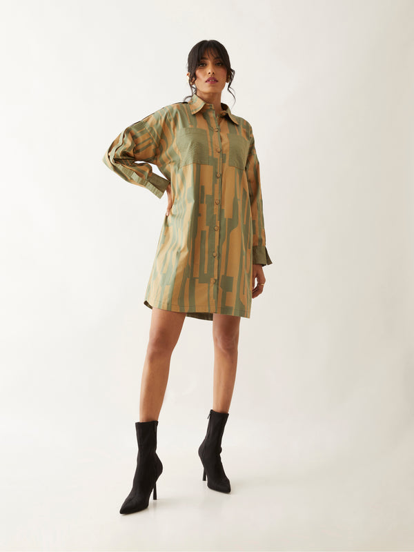 ROONIE DRESS - SAGE