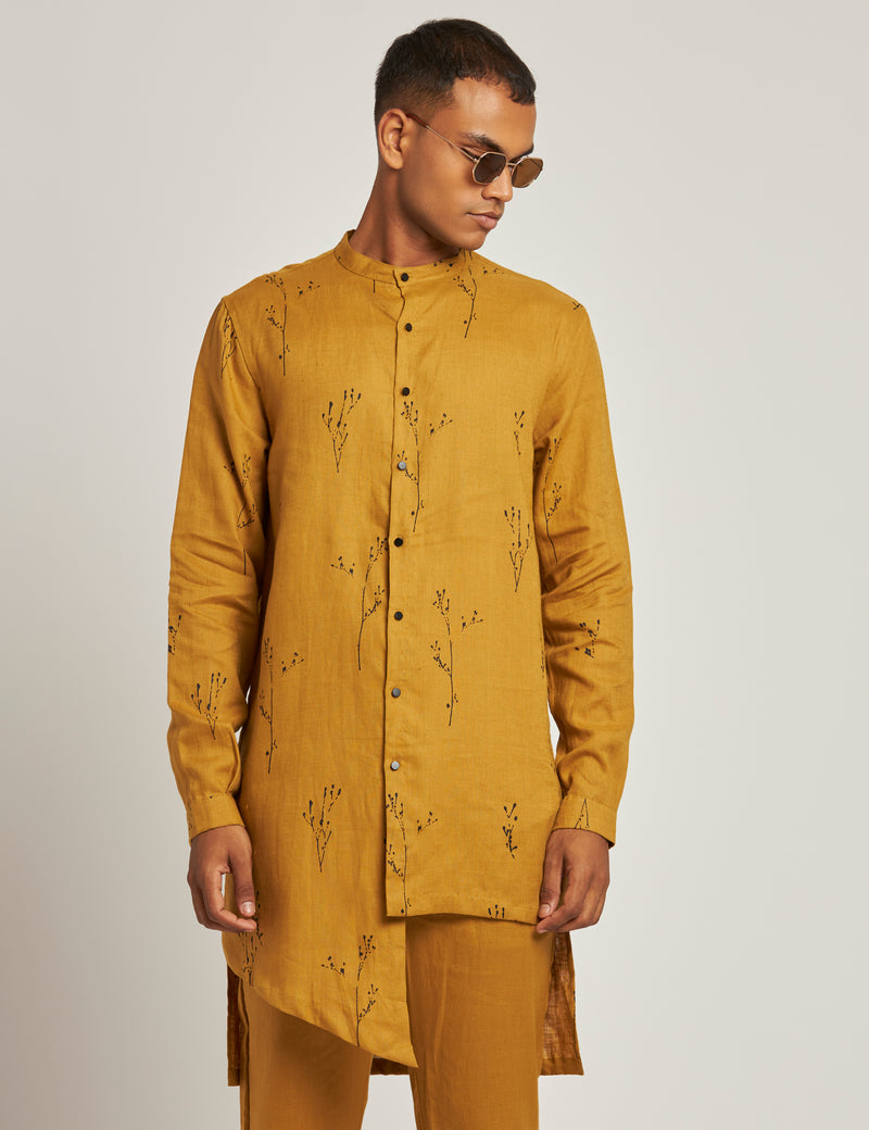 GURUNG KURTA  BOTANY - YELLOW