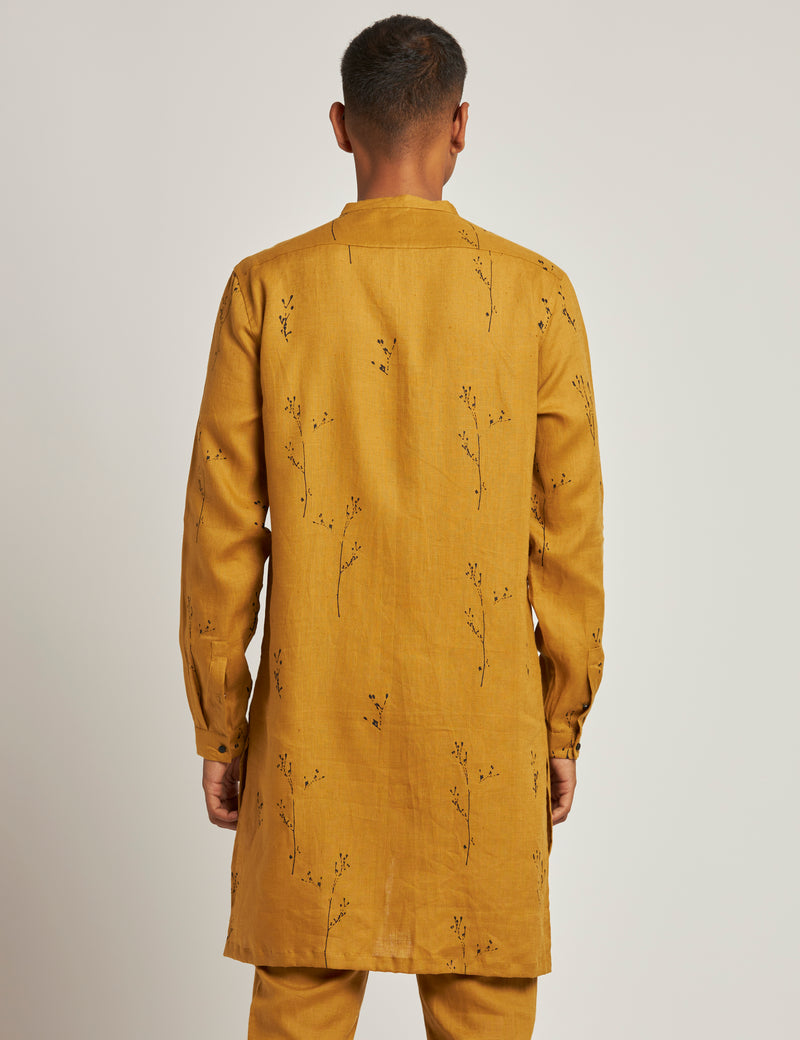 GURUNG KURTA  BOTANY - YELLOW