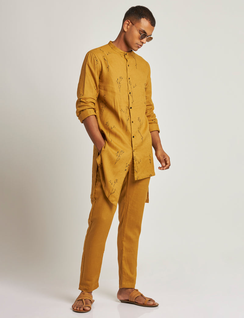 GURUNG KURTA  BOTANY - YELLOW