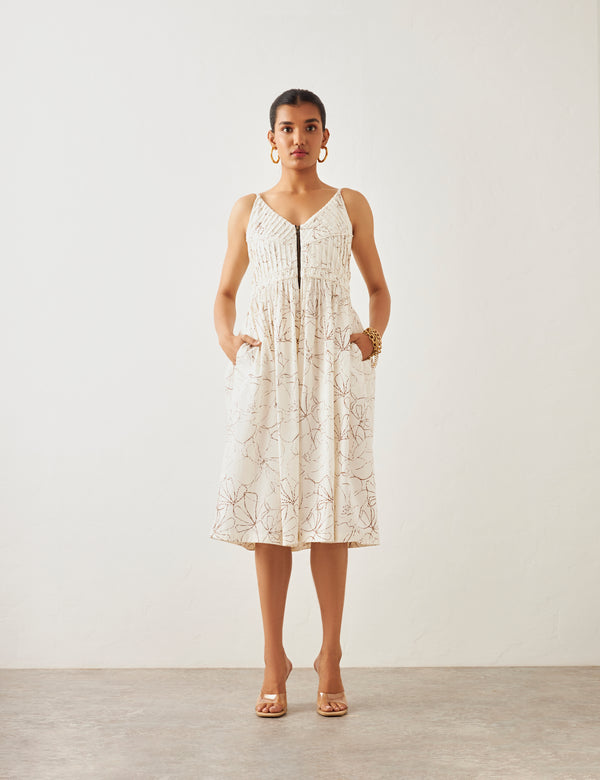 MILA DRESS - OFF WHITE