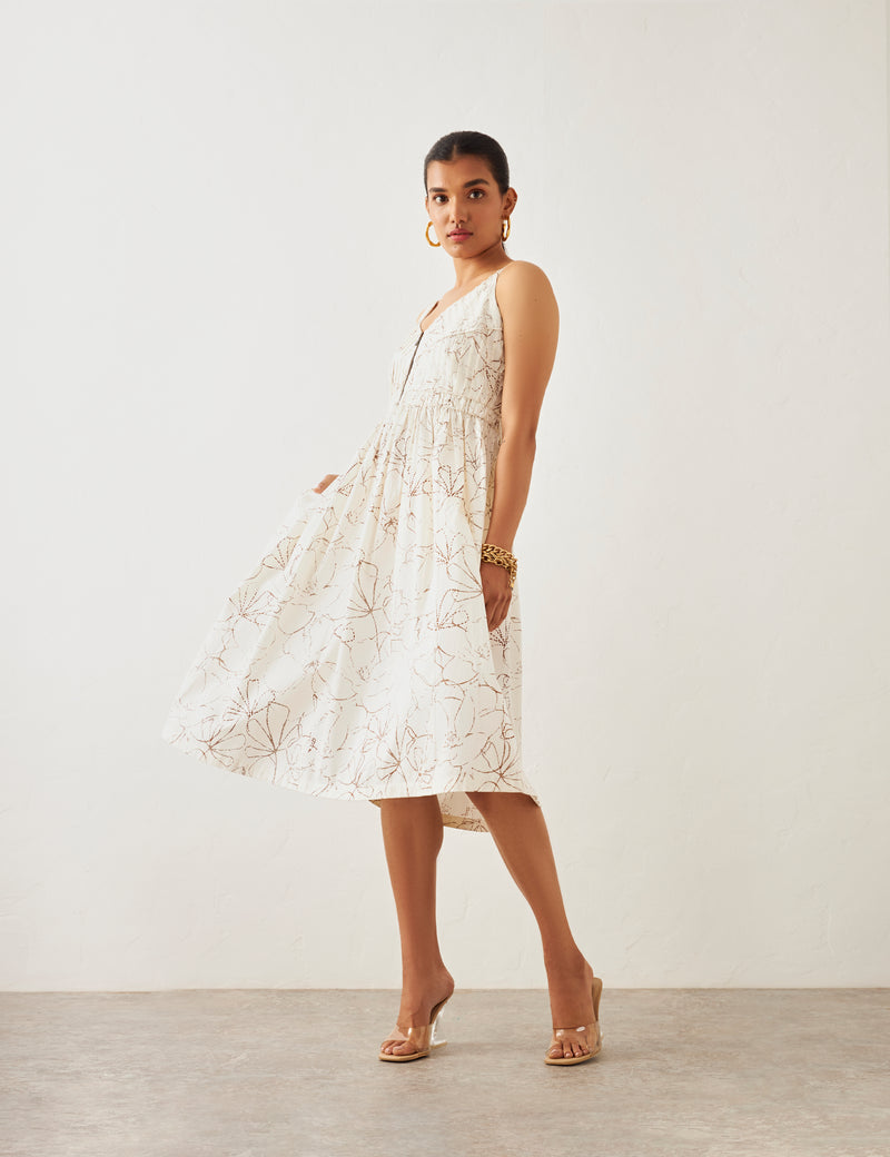 MILA DRESS - OFF WHITE