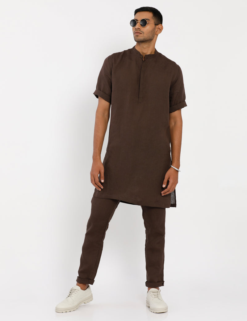 AAVIS KURTA BROWN