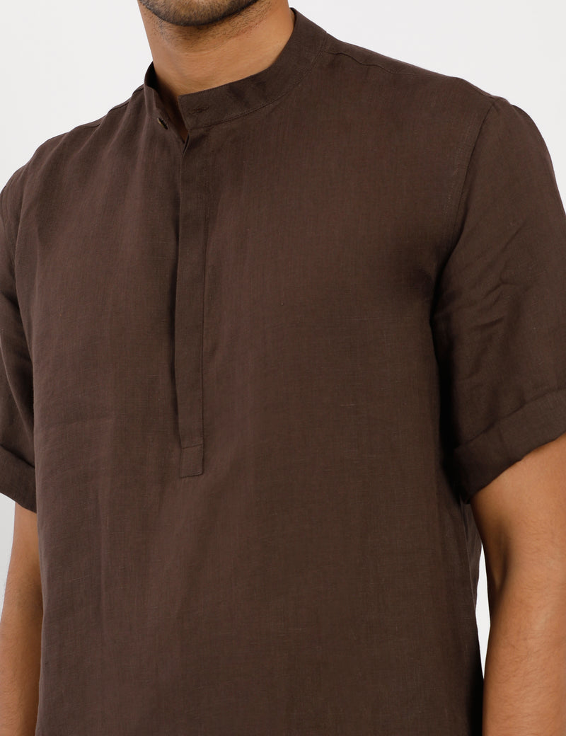 AAVIS KURTA BROWN