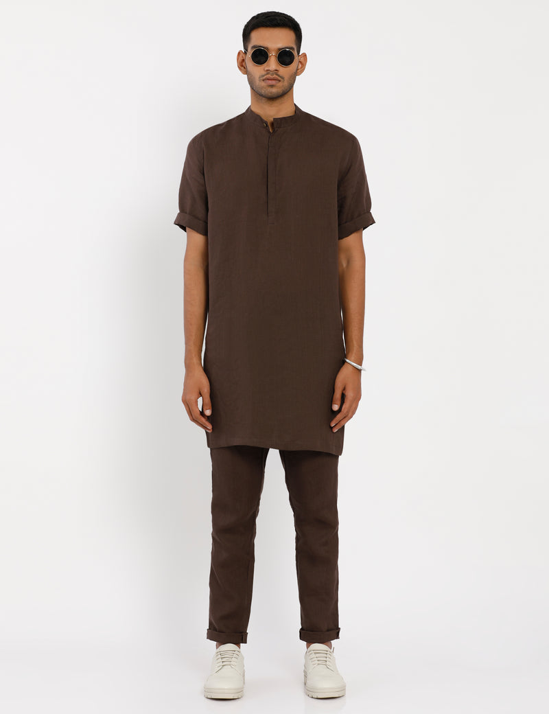 AAVIS KURTA BROWN