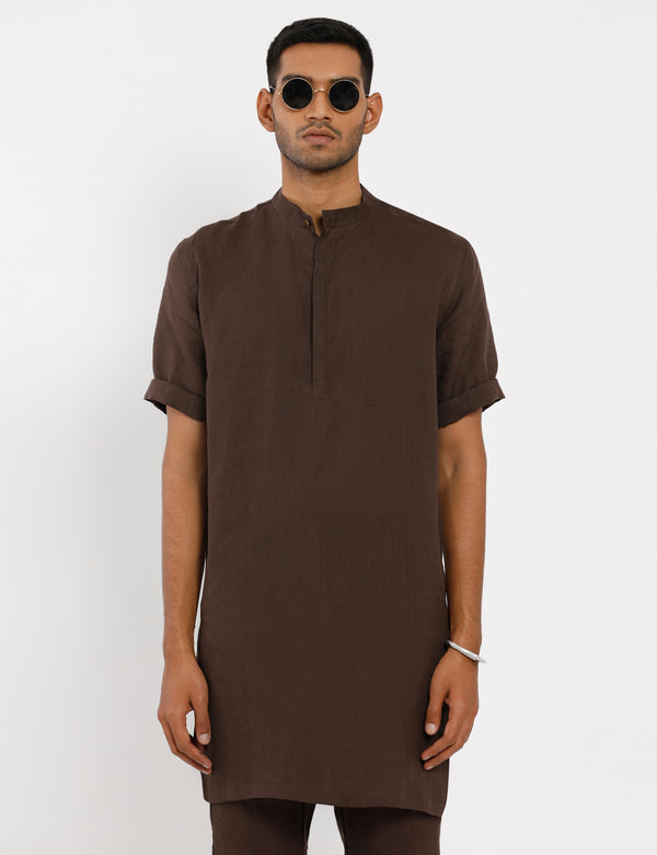 AAVIS KURTA BROWN