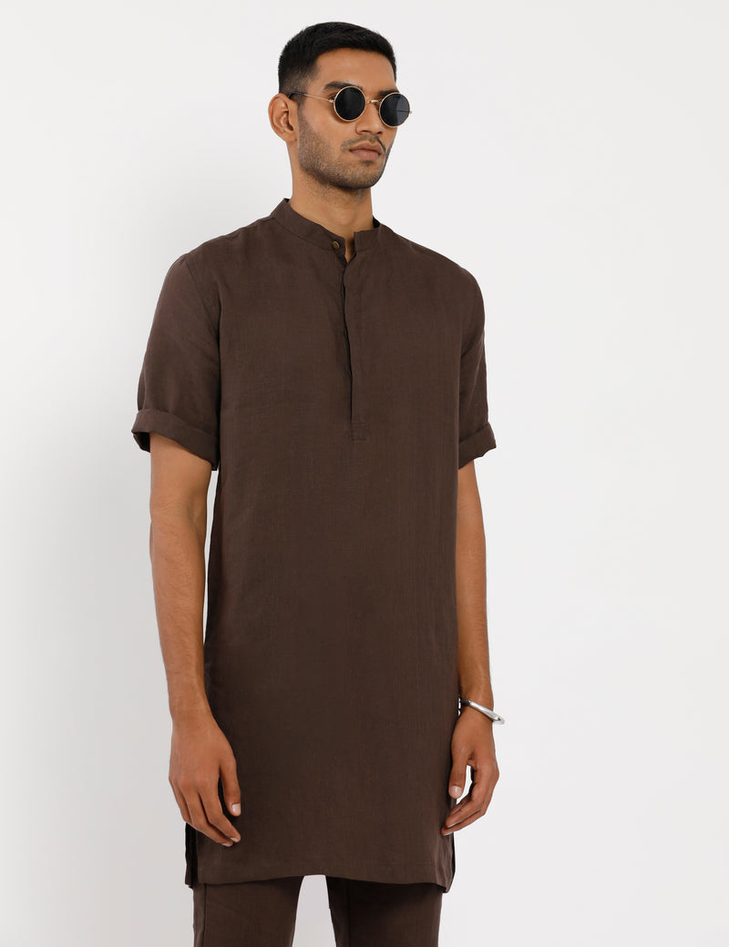 AAVIS KURTA BROWN