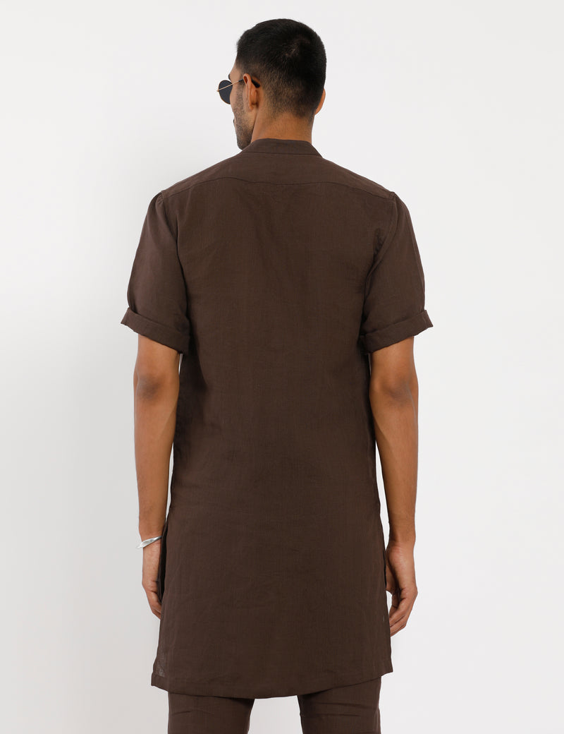 AAVIS KURTA BROWN