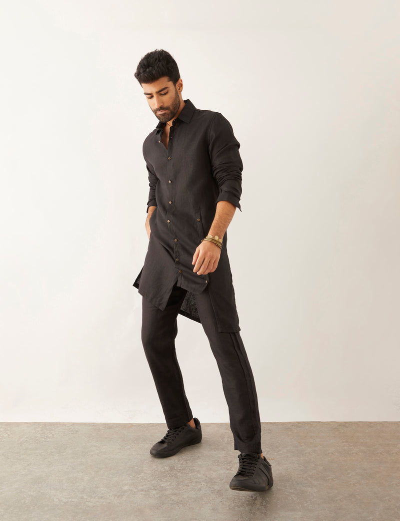 ZEND - KURTA - BLACK