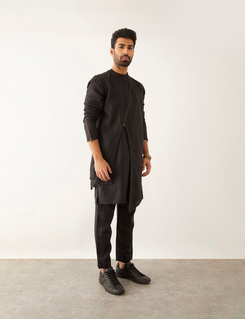 HOSON - KURTA - BLACK