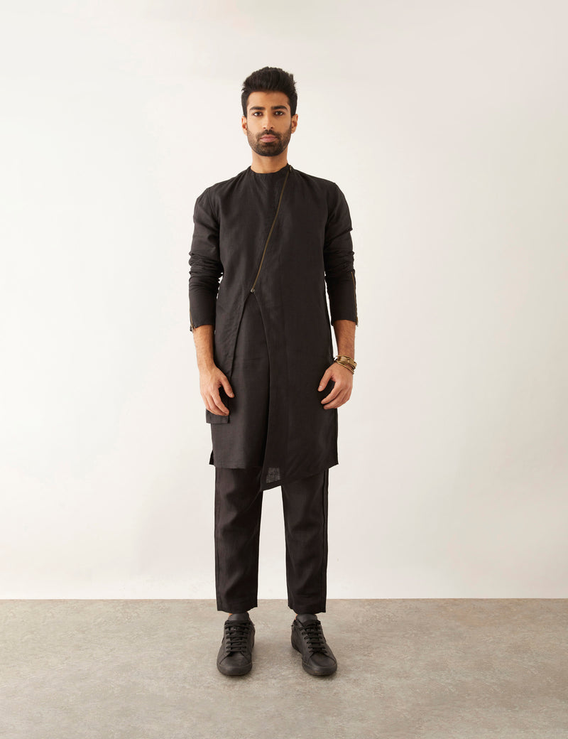 HOSON - KURTA - BLACK