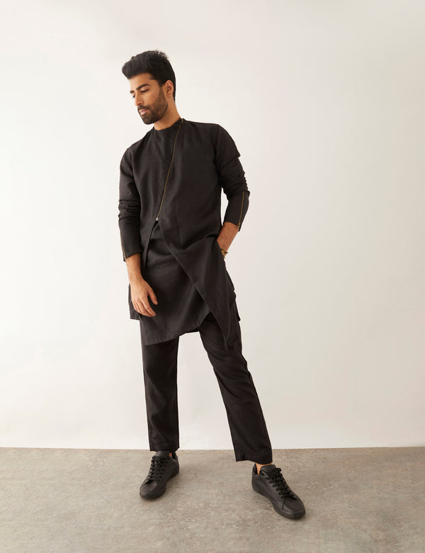 HOSON - KURTA - BLACK