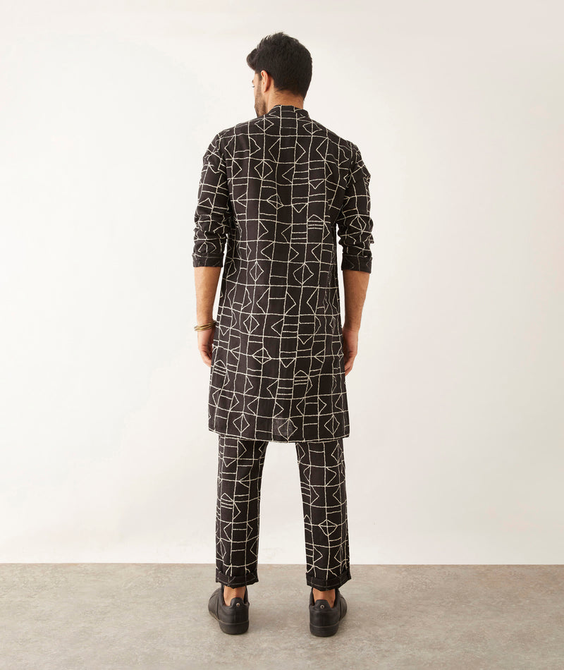 HALLES - FUZZ - KURTA - BLACK