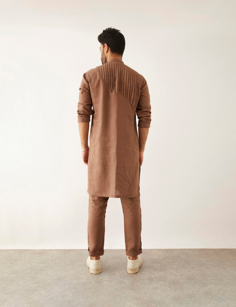 ROAN - KURTA - BROWN