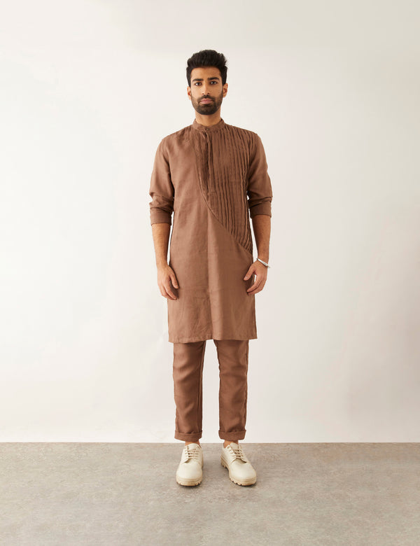 ROAN - KURTA - BROWN